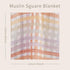 CoolaPeach 6-Layer 43"X43"Inches Muslin Swaddle Blankets Cotton Baby Blankets for Boys & Girls Receiving Blankets,Soft