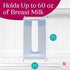 Nurse & Nourish Breast Milk Storage Tower & Freezer Organizer Bin - Space-Saving Rack for Breast Milk Storage Bags