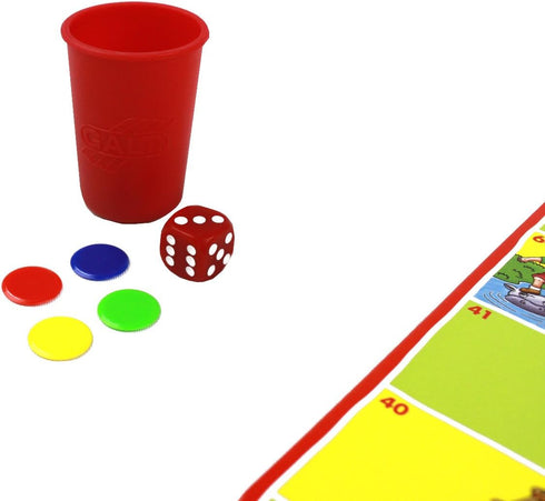 Galt Toys Snakes & Ladders and Ludo - Classic Family Board Game for Ages 3 Years Plus, 2-4 Players
