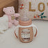 Baba 2-in-1 7 oz BEABA Glass Baby Bottle to Glass Transition Sippy Cup, Spill Proof Sippy Cup, Toddler Baby Bottle