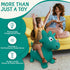 Green Dinosaur Bounce & Ride-on Inflatable Hopper Toy for Toddlers with Pump
