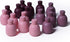 Large Set Full Rainbow Color Wooden Loose Parts Sensory Play Toys, 90PCS Rainbow Stacker Nesting Toys