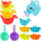 BeneFine Baby Bath Toys for Kids,12 PCS Mold Free Bath Toys for Toddlers