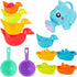 BeneFine Baby Bath Toys for Kids,12 PCS Mold Free Bath Toys for Toddlers