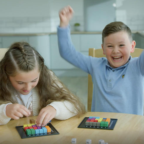 60000+ The Genius Square from The Happy Puzzle Company Game of The Year Award Winner, Solutions STEM Puzzle Game. Roll