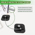 Refrigerator Lock with Key, 2 Pack Fridge Locks for Freezer, Cabinets, and Drawers with 4 Keys