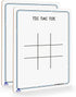 SCRIBBLEDO Tic Tac Toe Game Dry Erase Board 9x6 Inch Double-Sided Whiteboard