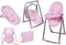 Lissi Baby Doll 6-in-1 Convertible Highchair Play Set