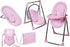 Lissi Baby Doll 6-in-1 Convertible Highchair Play Set