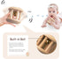 Wood Baby Rattle Personalizable Infant Rattle, Sensory Development Wooden Toys Set