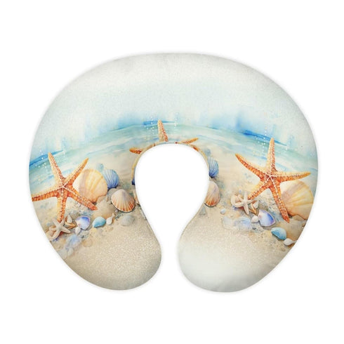 Starfish and Shells Nursing Pillow Covers for Breastfeeding and Bottle,Machine Washable and