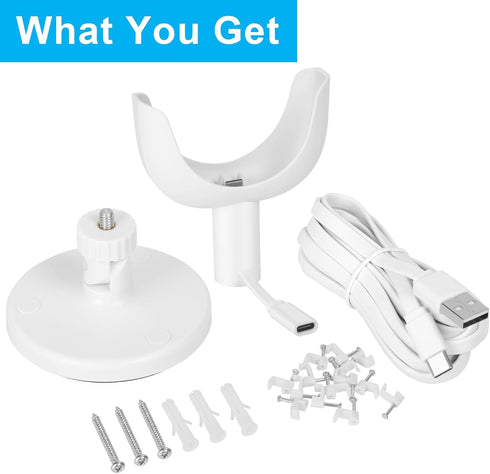 Didalo Flex Multi-Stand for Nanit Pro Baby Monitor,Prevent Nanit Pro Cam from Falling Off, Wall-mountable or Tabletop