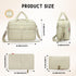 Buzz&Bloom Baby Diaper Bag Tote, Large Capacity Travel, Hospital Bag Functional with Changing Pad and Stroller