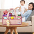 Bebe Bundle Diaper Caddy Organizer for Changing Table Nursery Storage Basket for Wipes, Diapers, Toys Portable Car