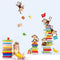 decalmile Monkey Wall Decals, Animals Reading Books Stickers for Baby Nursery Kids Bedroom Classroom Wall Decor