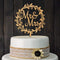 YAMI COCU Mr and Mrs Cake Toppers, Rustic Wood Wedding Party Engagement Decoration