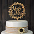 YAMI COCU Mr and Mrs Cake Toppers, Rustic Wood Wedding Party Engagement Decoration