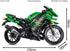 Pasyru Technology Motorbike Building Set, 862 Pcs Superbike for Kawasaki Ninja 400 Model Building Toy