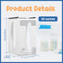 Kandishiex US Breastmilk Storage Container Health Milk Freeze Organizer First-in First-Out Breast Milk Storage Tower
