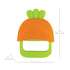 Infantino Handy Dandy Teething Mitt Soft Silicone Teether for Babies, Develops Grasping Skills, Easy to Clean, Orange