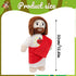 13" Yelakey Jesus Plush Toy Heart of Jesus Plushie Savior Stuffed Doll for Church Sunday School Religious Easter Gift