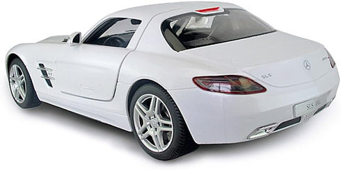 RASTAR Benz Remote Control Car 1:14 RC Mercedes Benz SLS AMG Model Toy for Kids, Open Doors by Manual - White 2.4GHz