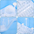 ELAYARD Bottle Drying Rack and Storage Box with Handle Portable Products Dustproof Milk Bottle Organizer for Feeding
