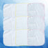 COMPUKAS 9pcs 30x30cm Burp Towels Cotton Small Square Kerchiefs High Density Water Absorption Soft Saliva Wipers
