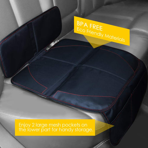 (2 Pack) FASITE Car Seat Protector for Baby Child Car Seats - Auto Seat Cover Mat,Protective Non-Slip Waterproof Car