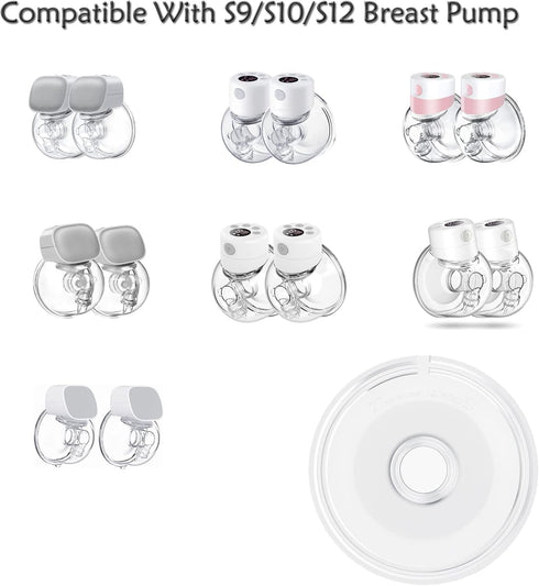 27mm S9 Pro/S12Pro Replacement.S9 Pro/S12Pro Replace,27mm(2PCS) Breast Pump Flange Compatible with Accessories.Wearable