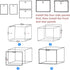 Penitue 3-Tier 2 Countertop Baby Bottle Organizer, Clear Acrylic Storage Box with Removable Dividers & Magnetic Door