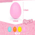 LovesTown 8PCS Plastic Egg Shakers Set, Percussion Instruments Musical Egg Maracas Easter Egg for Kids Toys Music Learning DIY Painting