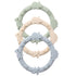 Silicone Teethers for Babies 0-6 Months, Teething Toys for Infants, Baby Chew Rings for Boys and Girls 3 Pack -