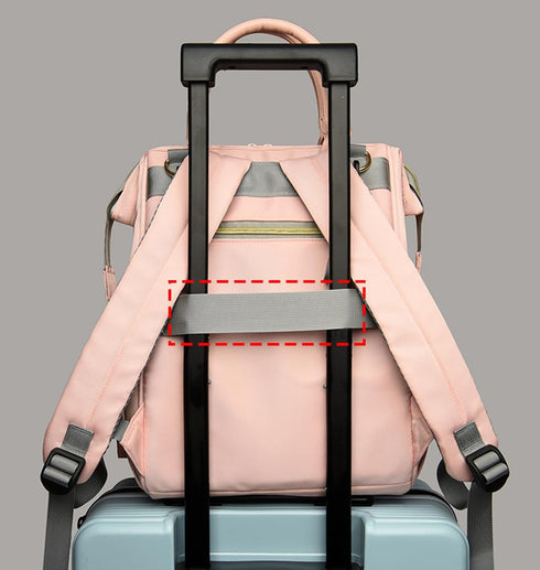 Ybberik Backpack Pack Diaper Bag Travel with Stroller Straps, Insulated Pockets, Water Resistant Baby Diaper Bag