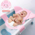 AIR&TREE Baby Bath Seat Support Net, Quick Drying, Adjustable, Comfortable, Non-Slip, Infant Bathtub Sling Shower Mesh