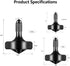 9 3PCS Exquisite Metal Spinning Top, Nicely Machined Stainless Steel Fidget Toy, Perfect Balance Spin Time for Over