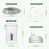 Gen.3 6.3 oz.180ml 6m+ -1 haakaa Natural Glass Baby Bottle - Wide Neck, Anti-Colic Varibale Flow Nipple for Breastfed