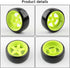 4pcs 1/10 RC Drift Tires 26mm, Smooth Hard Plastic Tyre for On Road Drifting Cars, 12mm Hex Rim