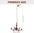 Mini Chandelier Ceiling Light for Dollhouse - GANAZONO Decorative Lamp