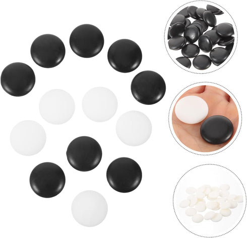 360pcs Flat Beads Chess Stone Board Game Accessories for Educational Playthings