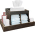 YEXEXINM Diaper Caddy Organizer - Durable Wooden Changing Station Table with Diaper