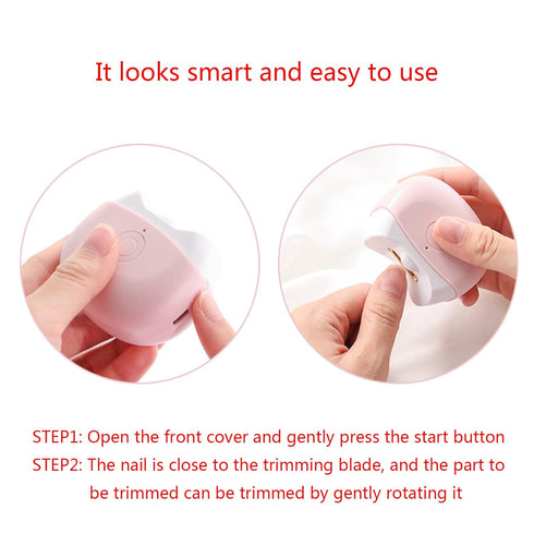 xbiez Trimmer Trimmer Electric Toenail & Fingernail Grinder - Effortless Baby Nail - Electric Heads