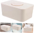 LIFKOME Wipes Holder Refillable Silicone Wet Tissue Box for Home Car Capacity Wipes Dispenser Protective Lid
