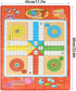 Ludo Board Game Set, 23.6 x 17.7inch Non-Woven Fabric Foldable Snakes and Ladders Game Set