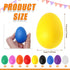 18 PCS Plastic Egg Shaker Set (9 Color), Musical Hand Percussion Shakers, Egg Maracas Instruments for Music Learning DIY