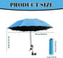 KDAMGOQE Beach Chair Umbrella, Chair Umbrella with Clamp Adjustable, UV Protection Waterproof Beach Portable Folding