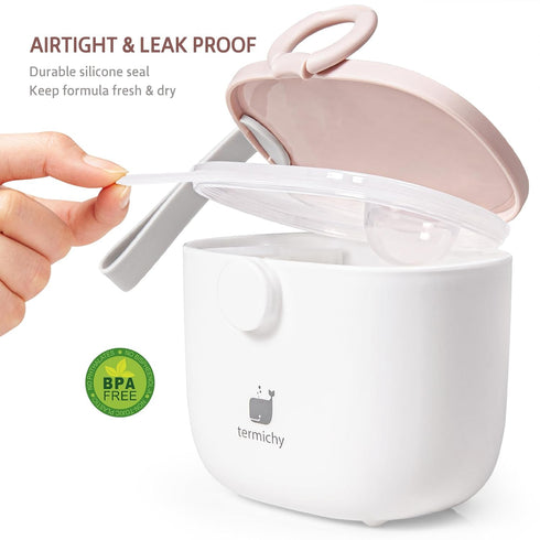 500ml Termichy Baby Formula Dispenser, Portable Formula Dispenser Container with Scoop and Carry Handle for Travel