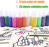 Zddaoole 32 12 20 Set, 1.25oz PCS Art Sand Kit - Color Scenic Sand With Sheets Sand Art Painting Cards DIY Arts