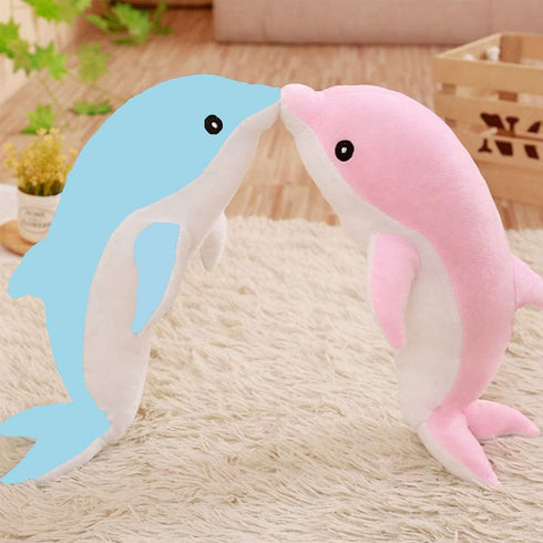 Somao (100cm/39.37in, Dolphin Stuffed Animals Plush Pillow Super Soft Sea Animal Plush Toys Dolls for Boys Girls