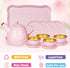 Tea Party Set for Little Girls, Princess Tea Time Toys with Dessert Carrying Case, Kids Kitchen Pretend Playset